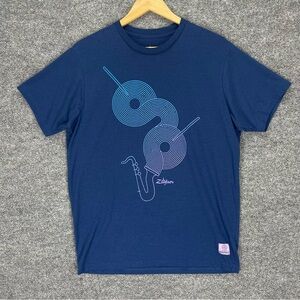 Zildjian T Shirt Men’s L Blue Limited Edition 400th Anniversary Jazz Tee